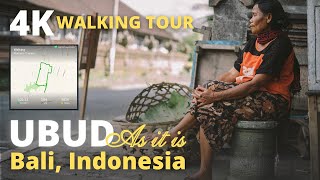 Explore UBUD BALI Indonesia: 4K VIRTUAL WALKING TOUR Ubud Bali today | Bali 2022|Living in bali 2022