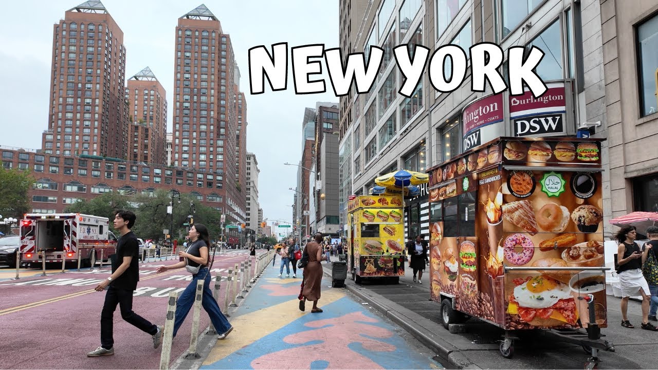 New York 4k Walk in Union Square - Manhattan Virtual Tour