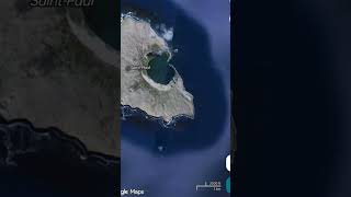 Mysterious Island Found on Google Maps 😨🏝️ #MysteriousIsland #GoogleMaps #HiddenIsland #Mystery