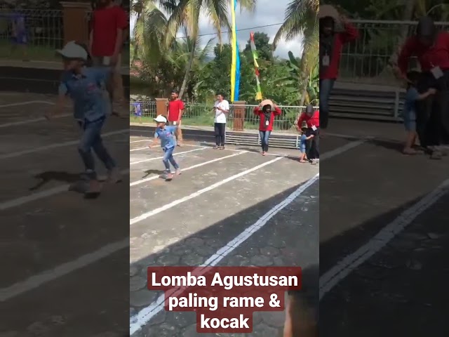 Lomba Agustusan Paling Viral & Paling Kocak abizzz ga ada lawan || #Shorts #agustusan #lomba #viral class=