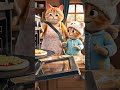 Ginger Kitten Becomes a Pizza Chef 🍕🐱