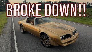 My Trans Am’s First Problem