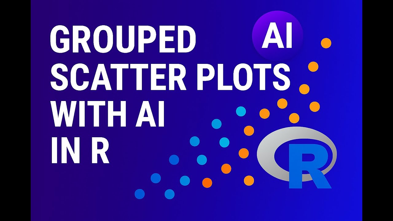 R Programming with AI: Creating Grouped Scatter Plots in R