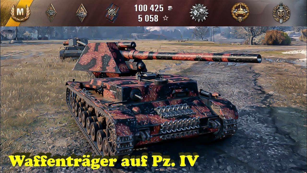 Waffenträger auf Pz. IV - World of Tanks UZ Gaming