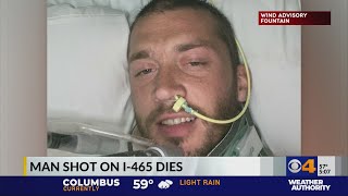 A man shot on I-465 has died