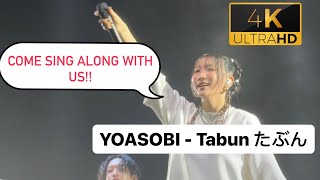 [4K] YOASOBI - Tabun たぶん ( YOASOBI Asia Tour Live in Jakarta 2024 )