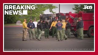 BREAKING: Thousands evacuated near Spokane wildfire
