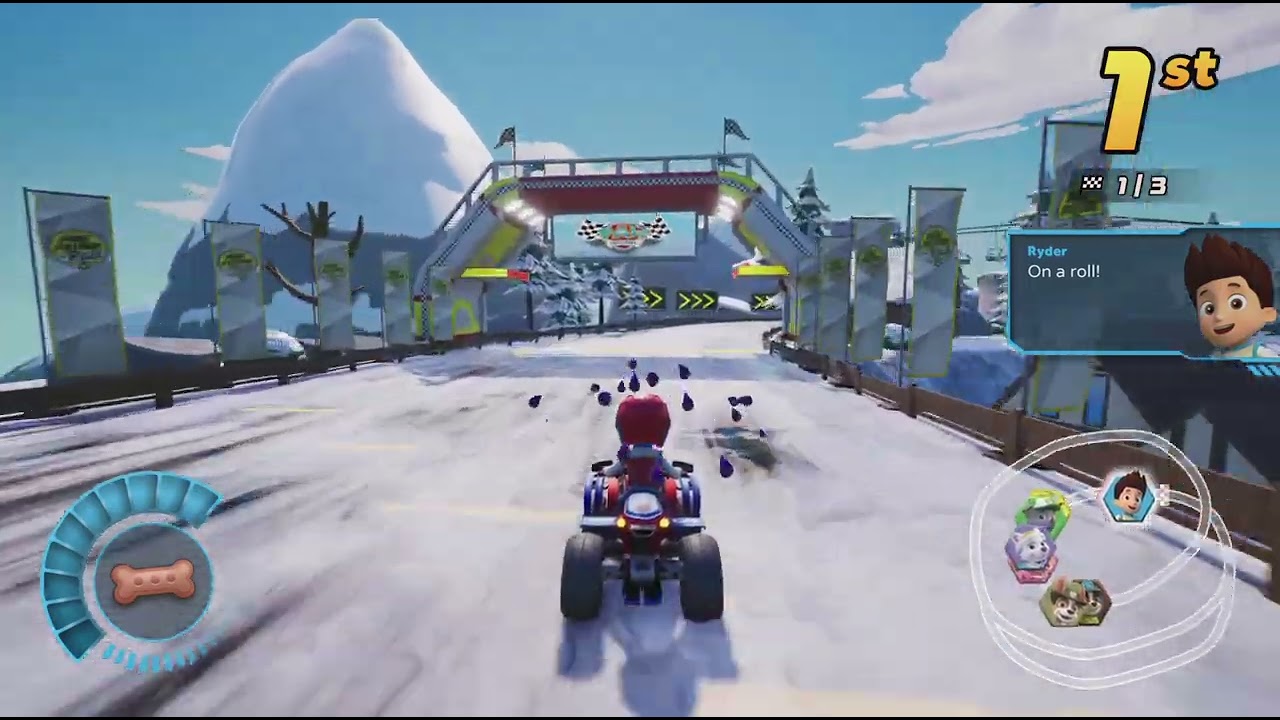 PAW Patrol: Grand Prix ice mountain freestyle first place hard