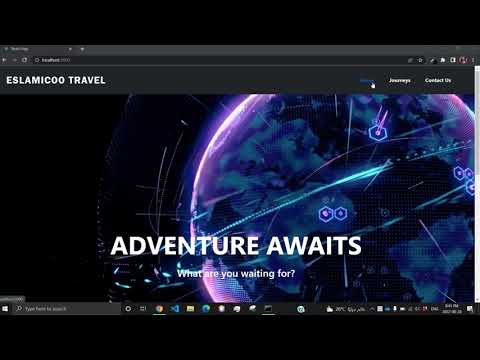 Travel Website Developed By Eslam Ashraf Using React.js