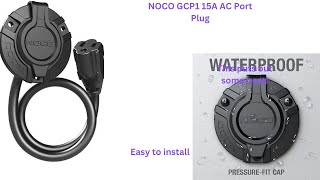 Installing NOCO GCP1 15A AC Port Plug in a 2015 Ford Transit 250