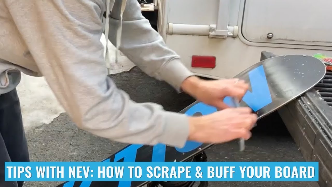 Tips With Nev: How To Scrape & Buff Your Board - YouTube