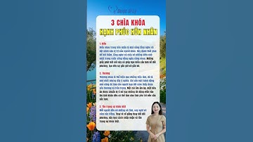 3 chìa khóa hạnh phúc hôn nhân #duocsily #dsly #chamsocsuckhoe #suckhoe #songkhoe