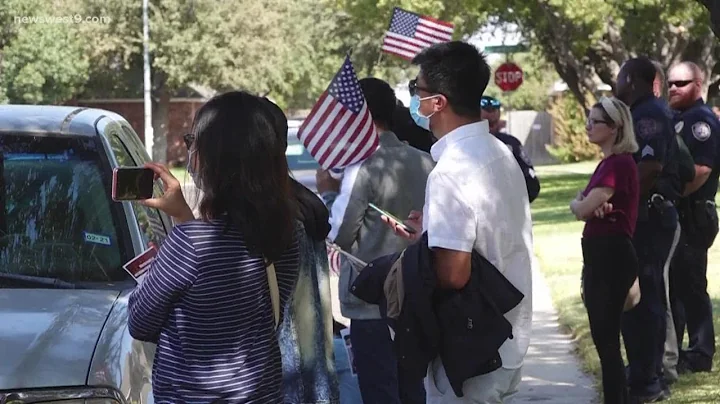 For the third consecutive day, protestors gather outside Bob Fu's home