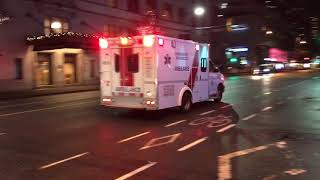 BC Ambulance Service - Unit 63216 Responding