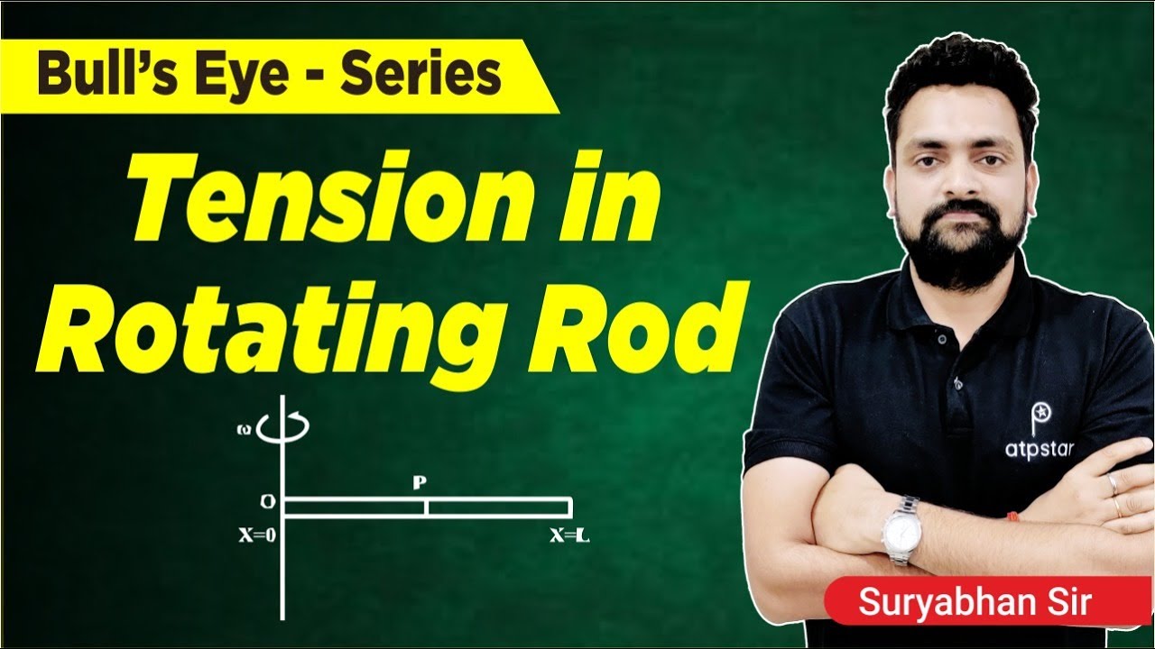 Tension in a Rotating Rod Circular Motion Class 11 IIT JEE/NEET