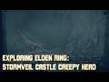 Exploring eldenring: Stormveil castles creepy face