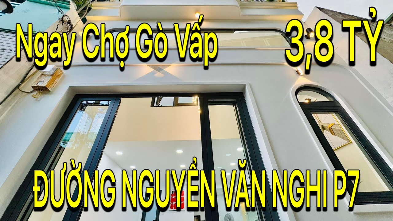Bán Nhà Gò Vấp 1821} Căn Nhà Sát Bên Chợ Gò Vấp - Bình Thạnh Giá 3,8 Tỷ . Đường Nguyển Văn Nghi P7