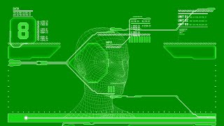 Green Screen Wireframe Head with HUD done in After Effects