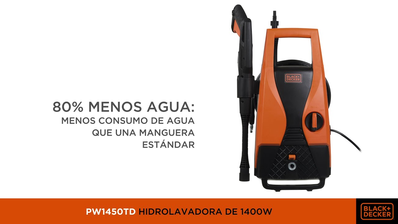 HIDROLAVADORA 1400W PW1450TD - YouTube