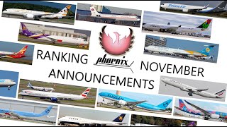 Ranking Phoenix Models November 2025 Announcements
