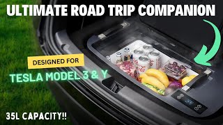 2024 Tesla Model 3 & Y 35L Refrigerator | Ultimate Road Trip Companion!
