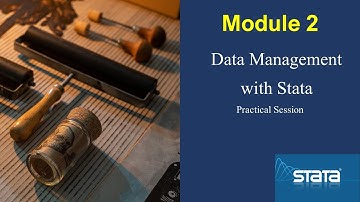 Understanding #Stata concepts and interface - Practical Session