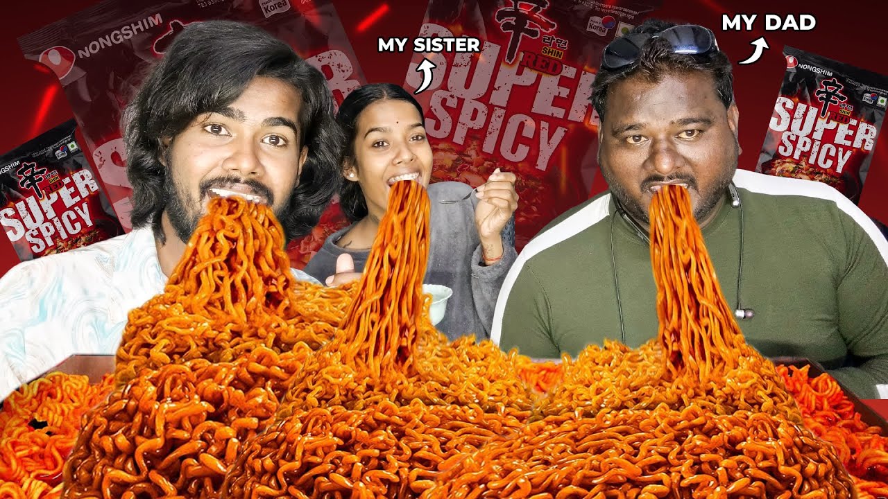 We Tried World's SPICIEST Noodles🥵