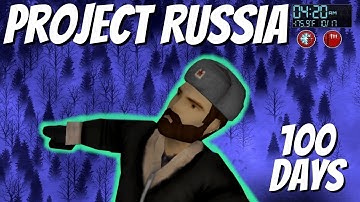 Can I Survive 100 Days In RUSSIA? | Project Zomboid Cryogenic Winter