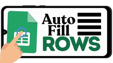 How to Autofill your Rows Google Sheets Mobile (iOS & Android)