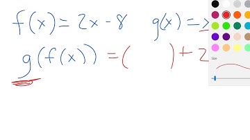 Composition of Functions g(f(x))