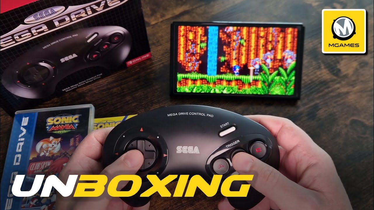 📦 Unboxing | SEGA Mega Drive-Gamepad | Nintendo Switch - YouTube