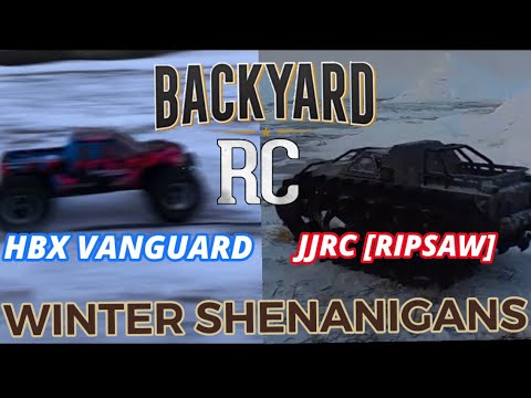 Having freezing backyard fun & winter Shenanigans w/ HBX Vanguard ...