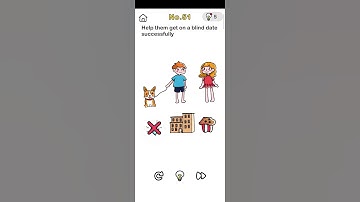 Brain 🧠 out ⭐ level no.51 Help them get on a blind date successfully🖤🖤