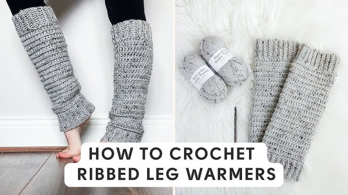 Crochet Pattern for Diagonal Weave Leg Warmers  Crochet Leg Warmers P –  Crochet by Jennifer