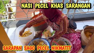 Sarapan nasi pecel khas sarangan MAGETAN