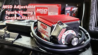 MSD Adjustable Spark Timing Control Install
