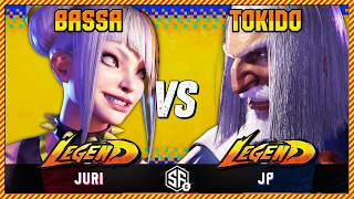 SF6 ⭐ BASSA (Juri) vs TOKIDO (JP) ⭐ High Level SF6 Gameplay