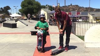 YOUNG SHREDDER TEACHES AARON TO STREET PLANT