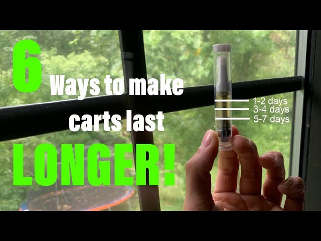 How To Make A Cart Last Longer