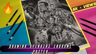 Drawing Avengers || Avengers Endgame poster|| Artloverbiswajit