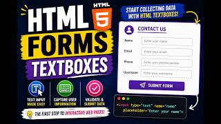 Text Boxes in Forms - HTML A/L ICT