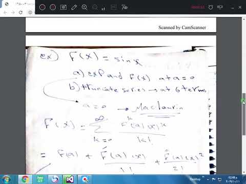 شرح tylor series expansion and maclaurin series