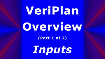 VeriPlan-Overview (Inputs)  -- Comprehensive personal financial planning Excel spreadsheet software