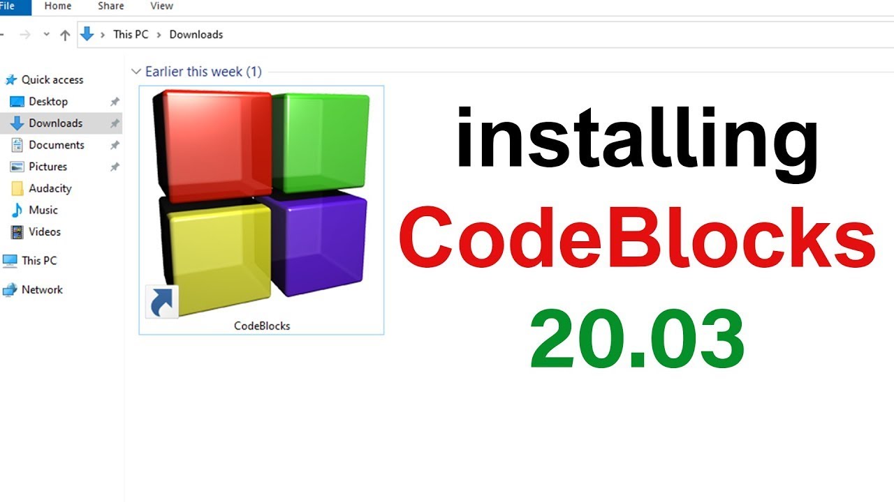 How to Install CodeBlocks ( IDE 20.03 ) for C and C++ Programming on ...