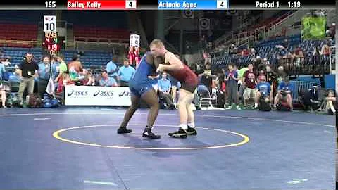 195 Bailey Kelly vs. Antonio Agee