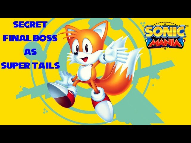 A custom made super tails animation based on the egg reverie