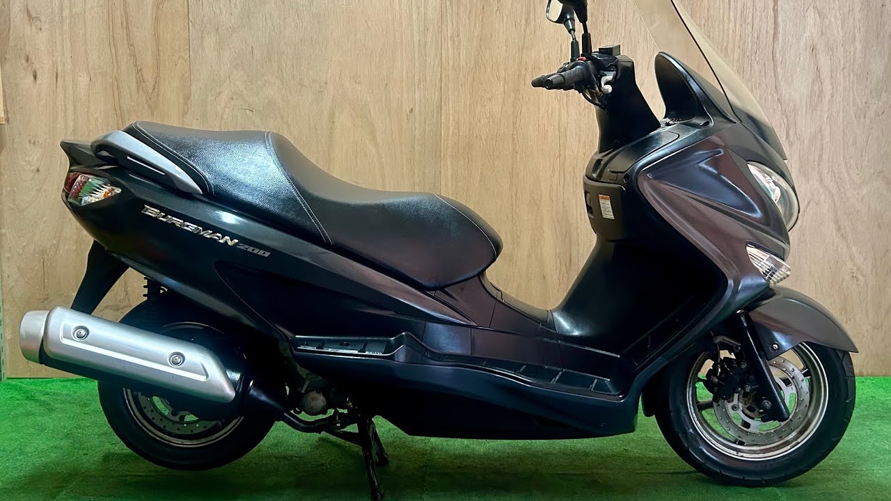 長野県松本市！中古車バイク【車両紹介】SUZUKI バーグマン200 CH41A型