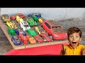 Mitti me dabe hue khilone 🚗. gaadi wala toy.cartoon wala video.toy car.mini car   tractor jcb video 