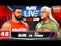 WWE 2K25 - MyRise "Live Events" | MrFilli vs Elton Prince | 48 | PS5 [4K HDR 60FPS] No Commentary