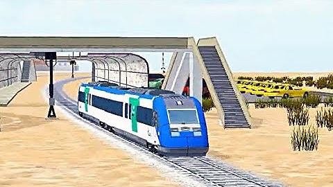 Train Sim - Desert Using Alstom SNCF Class X 72500 - Simulasi Kereta Api
